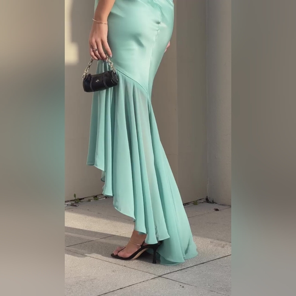 House of CB 'Lila' Jade Maxi Skirt - Picture 4 of 10